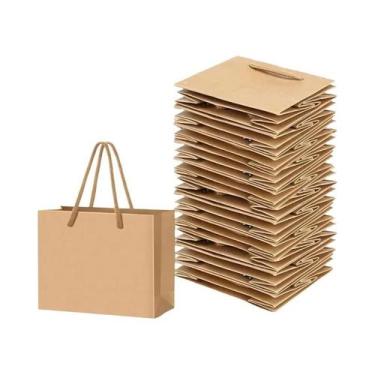 Imagem de Mini Sacolas De Papel Para Presente Com Alças, 8-12 Peças, Para Aniver
