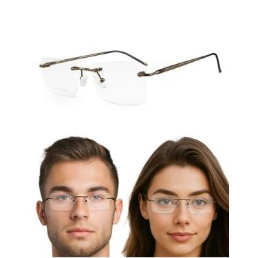 Imagem de Oculos Unissex Sem Aro Flutuante Balgriff Leve Haste Com Mola, Unico, 