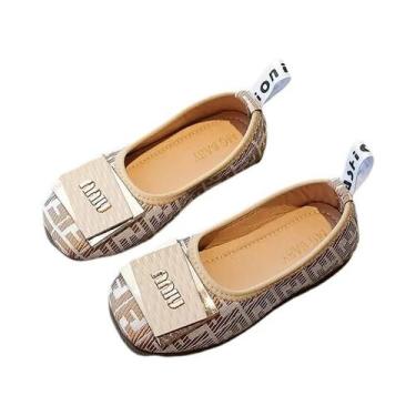 Imagem de Sapatos Casuais Para Meninas Com Solado Macio Antiderrapante E Design 