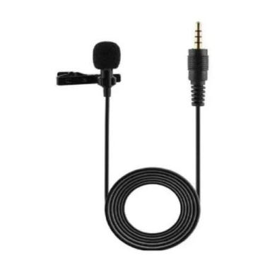 Imagem de Microfone Lapela Mini JH-043 Clip Semi Profissional 3.5mm - Yinaite, J