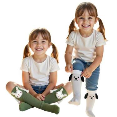 Imagem de Meias Divertidas 3D Bichinhos com Bracinhos Infantil Juvenil Modelo Fe