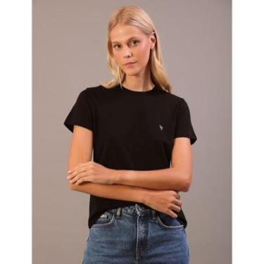 Imagem de Camiseta Manga Curta Logo Ômega Calvin Klein Jeans - Preto-Feminino