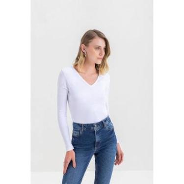 Imagem de Blusa Feminina Manga Longa Em Cotton Essendi-Feminino