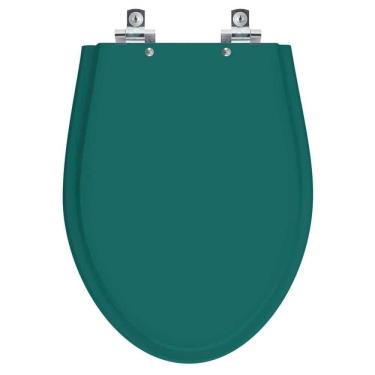 Imagem de Assento Sanitário Soft Close Absolute Verde Amazonia para vaso Ideal Standard