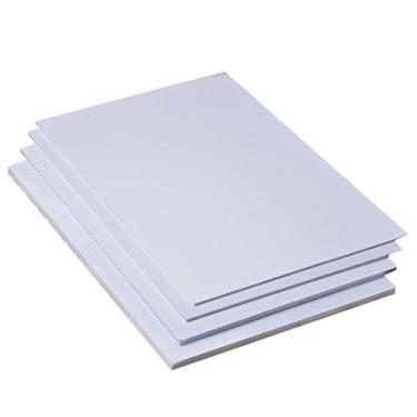Imagem de Bonarty Folhas brancas de PVC, placa de espuma, modelo de construção, faça você mesmo, 2 mm/3 mm de espessura - branco, 200 mm x 300 mm x 2 mm