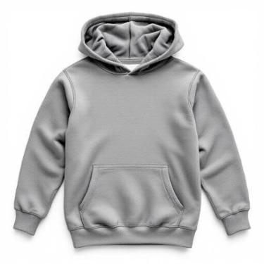 Imagem de Moletom Infantil Moleton blusa de frio Canguru Unissex Agasalho Infantil-Unissex