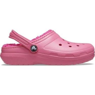 Imagem de Sandália crocs classic lined k hyper pink-Masculino