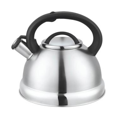 Imagem de Chaleira com Apito 6.2.102R para Ferver Água em Inox com Cabo de Toque Confortável para...