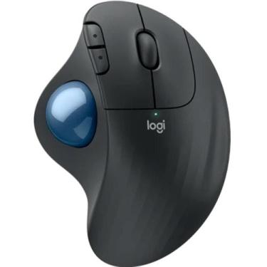Imagem de Mouse Sem Fio Logitech Trackball ERGO M575S Preto - 910-007031