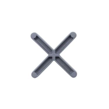 Imagem de Espaçador para Revestimento Cerâmico Espaçador 4,0mm Facilita Assentamento e Garante Alinhamento Perfeito Cinza DTOOLS
