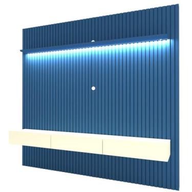 Imagem de Rack com Painel Ripado para TV até 90 Polegadas com LED 100% MDF 228,8