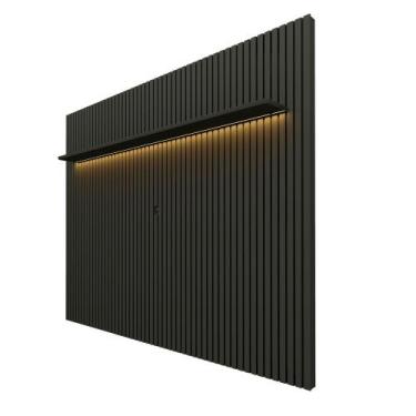 Imagem de Painel Ripado para TV até 90 Polegadas com LED 100% MDF 230cmx250cm No
