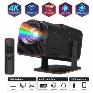 Imagem de Projetor HY320 Full HD 1080p 4K Suportado WiFi Bluetooth Android LED P