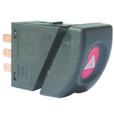 Imagem de Interruptor Emergência Corsa 1994 Em Diante Sem Led Com Alarme 7 Termi