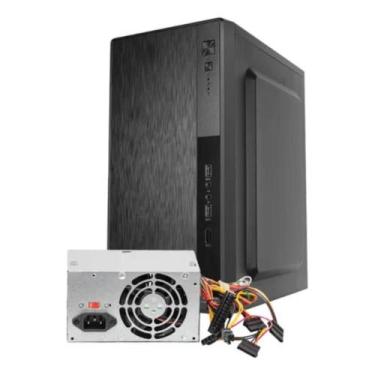 Imagem de Gabinete Office Micro-ATX com Fonte 200W Preto MT-31BK - C3 Tech