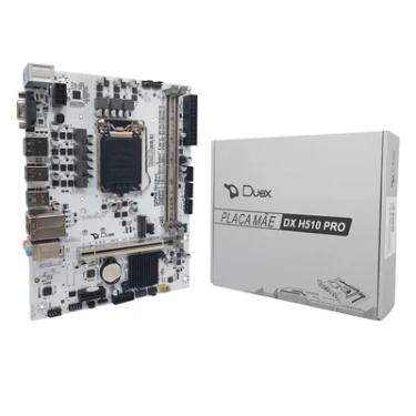 Imagem de Placa Mãe Duex Dx H510 Pro, Intel 10ª/11ª Geração, LGA1200, DDR4, Micro ATX