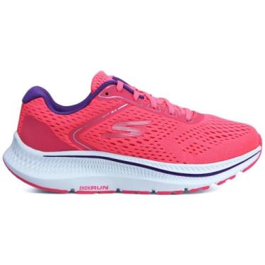 Imagem de Tênis Skechers Go Run Consistent 128607BR Feminino, 35, Rosa forte, Ro