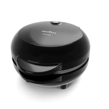 Imagem de Grill e Sanduicheira Britânia BGRE03A Chapas Lisas Antiaderentes 550W Preto