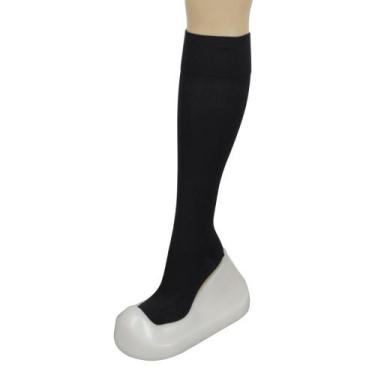 Imagem de Meia de Suave Compressão 3/4 Varimed 18-21mmHg Preta Masculina de Algo