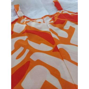 Imagem de Blusa Feminina Sofia - Castele Modas, Laranja, GG