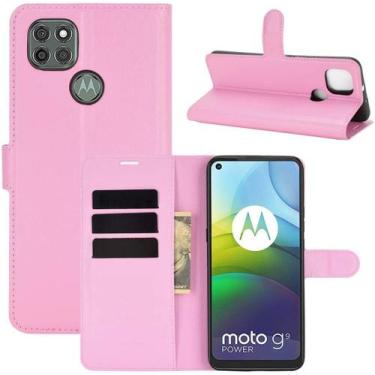 Imagem de Capa Capinha Carteira Moto G9 Power 6.78 Case Couro Flip Top - Danet, 