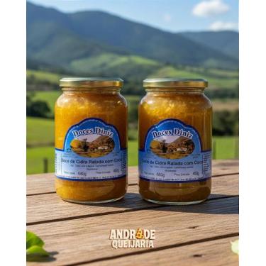 Imagem de Doce de Cidra Ralada com Coco - 2 potes de 680g cada - Doces Diniz