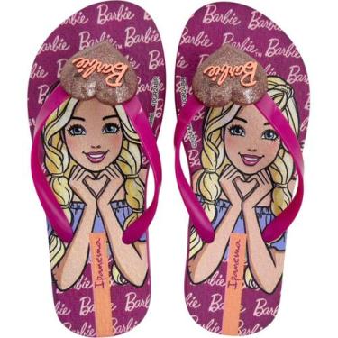 Imagem de Chinelo Dedo Infantil Menina Borracha Ipanema Barbie Style 25729, Rosa