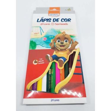 Imagem de Lápis de cor 24 cores - BRW