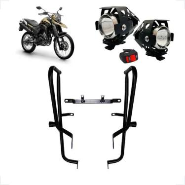Imagem de Kit Protetor Carenagem + Farol Milha U5 Lander 2018 2019 2020 2021 202
