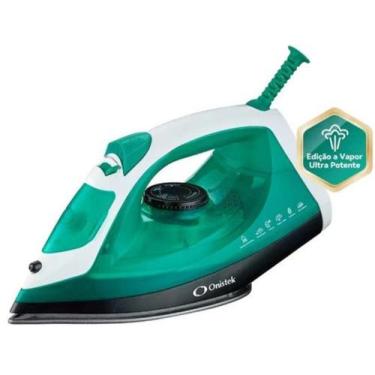 Imagem de Ferro de Passar a Vapor Black Green 127V 1200W Verde com Branco, 110V
