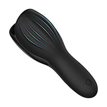 Imagem de Masturbador Masculino eletrico vibrador de glande woodblock - sexy