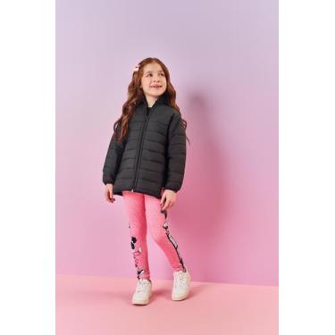 Imagem de Jaqueta Infantil Menina Matelassê Preto - Cinti, 6