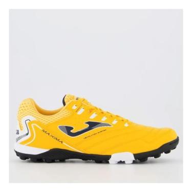 Imagem de Chuteira joma maxima futsal beginner pro, Fluor saffron, Preto, 42