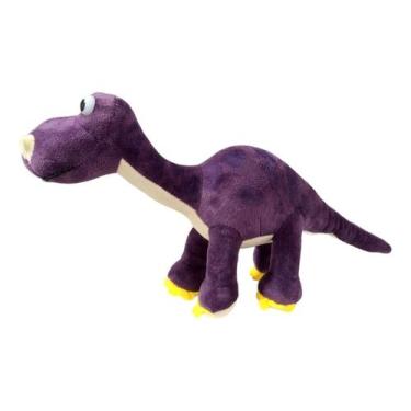 Imagem de T-rex Dinossauro De Pelúcia Aventuras Jurássicas Urso Dino, Lilás