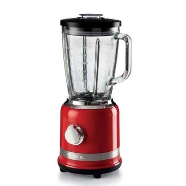 Imagem de Liquidificador 1000W Linha Moderna Ariete Cor Vermelha com Copo de Vid