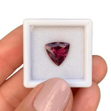 Imagem de Turmalina Rubelita Trillion 3,12ct - ENE2ESE Gemstone Colored
