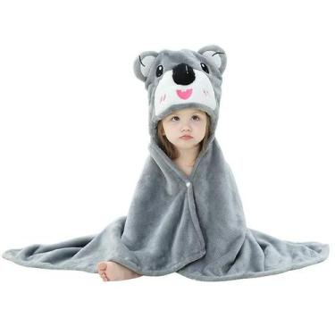 Imagem de Manta Coberta de Frio Inverno Quentinho Infantil Bebê Animais Cores Di