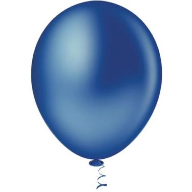 Imagem de Balão Pic Pic N10 Liso C/50un Festa Decoração Aniversario, Azul Escuro