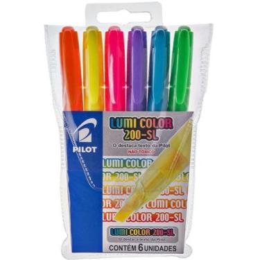 Imagem de Caneta Marca Texto Lumicolor 200-SL 06 Cores BL.C/06 - Pilot