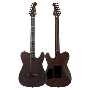Imagem de Guitarra acústica Bullfighter Silent Nylon de 6 cordas com estojo e ac