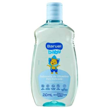 Imagem de Sabonete Líquido Infantil de Glicerina Pele Delicada 210ml Baruel Baby