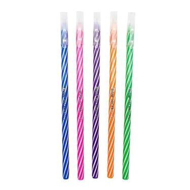 Imagem de Caneta Esferográfica Jocar Office de 0.7 mm Kit com 5 Cores - leo&leo