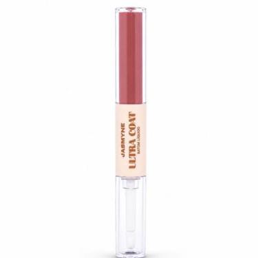 Imagem de Batom Líquido Jasmyne Ultra Coat 2 Em 1 Ref.: J0160, Malva Eterno