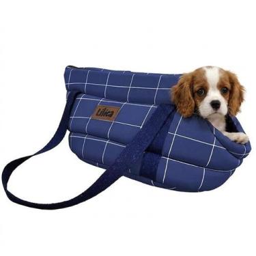 Imagem de Bolsa transporte aberta para pet cachorros cães e gatos Estilo Square 