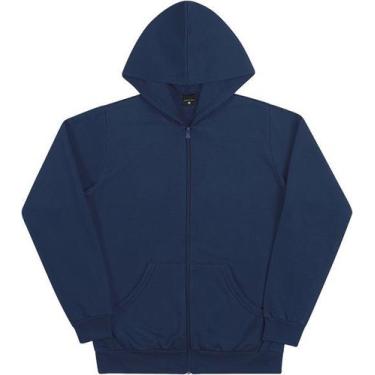 Imagem de Jaqueta Moletom Infantil Dila 015501907, 14, Azul marinho