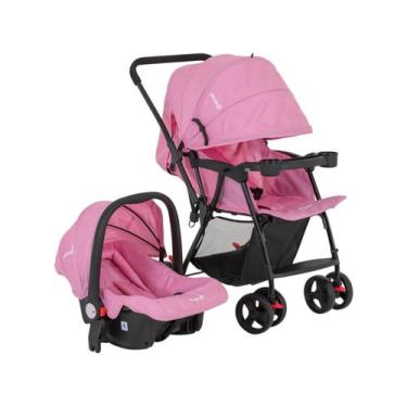 Imagem de Carrinho de Bebê Reversível com Bebê Conforto Avanti Travel System Owe