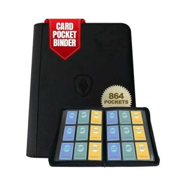 Imagem de Binder De Cartas Com Capacidade Dupla E 9 Bolsos, Sem Anéis, Para Cart