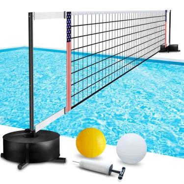 Imagem de Rede Portátil de Vôlei xxexx Ajustável 5-8m com Bolas