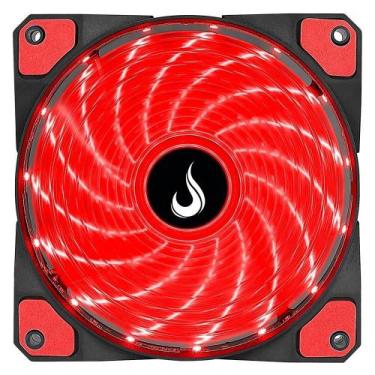 Imagem de Cooler Fan Rise Mode Wind W1 120mm Led Vermelho Preto - RM-WN-01-BR