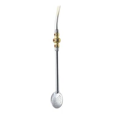 Imagem de Kit c/ 2 Bomba Para Chimarrao 25 Cm Cano 8,0 Mm - Garibaldi